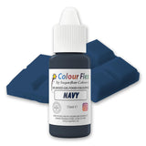 Sugarflair Colourflex Lebensmittelfarbe auf Ölbasis, Marineblau, hochkonzentrierte flüssige Lebensmittelfarbe, Lebensmittelfarbe für Buttercreme, Schokolade, Teig, Fondant, Zuckerguss und mehr – 15 ml