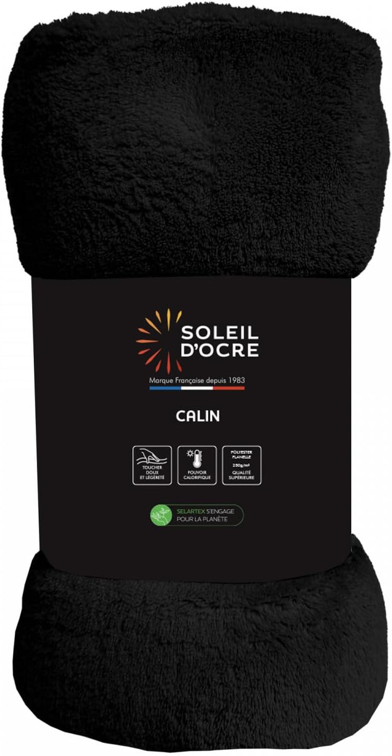 Soleil D'Ocre, Flanelldecke, 220 x 240 cm, Calin, braun Bettdecken und Steppdecken Naty Shop Schwarz 220 x 240 cm
