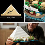 LEGO 21058 Architecture The Pyramid of Cheops Building Kit for Craft as a Creative Hobby, Gift Idea for Adults, Men, Women, Mother, Father, Creative Activity, Famous Landmarks Collection Building Sets Besuchen Sie den LEGO-Store