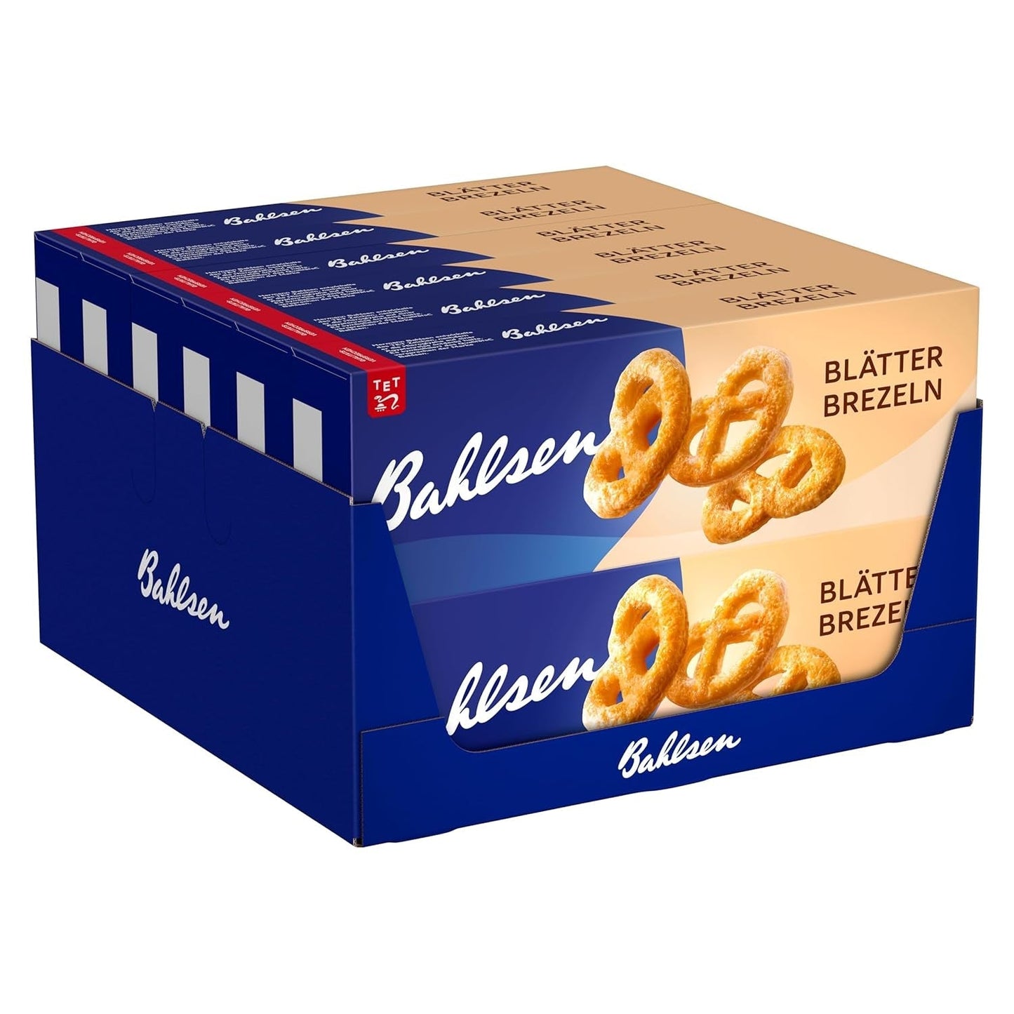 Bahlsen Blätterteig - 12er Pack - Karamellisierter Blätterteig in Brezelform (12 x 100g)
