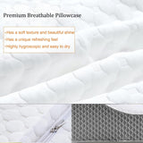Ecosafeter Memory Foam Kissen Nackenstützkissen Ergonomisches Nackenkissen für verschiedene Schlafpositionen mit abnehmbarem Bezug Zervikale orthopädische Kissen Naty Shop
