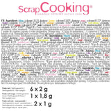 Scrapcooking – Set mit 9 pulverförmigen Lebensmittelfarben – Blau, Gelb, Rosa, Lila, Orange, Limettengrün, Rot, Puderrosa, Schwarz – Essbares Farbpulver für Kuchen, Muffins, Macarons – 4270