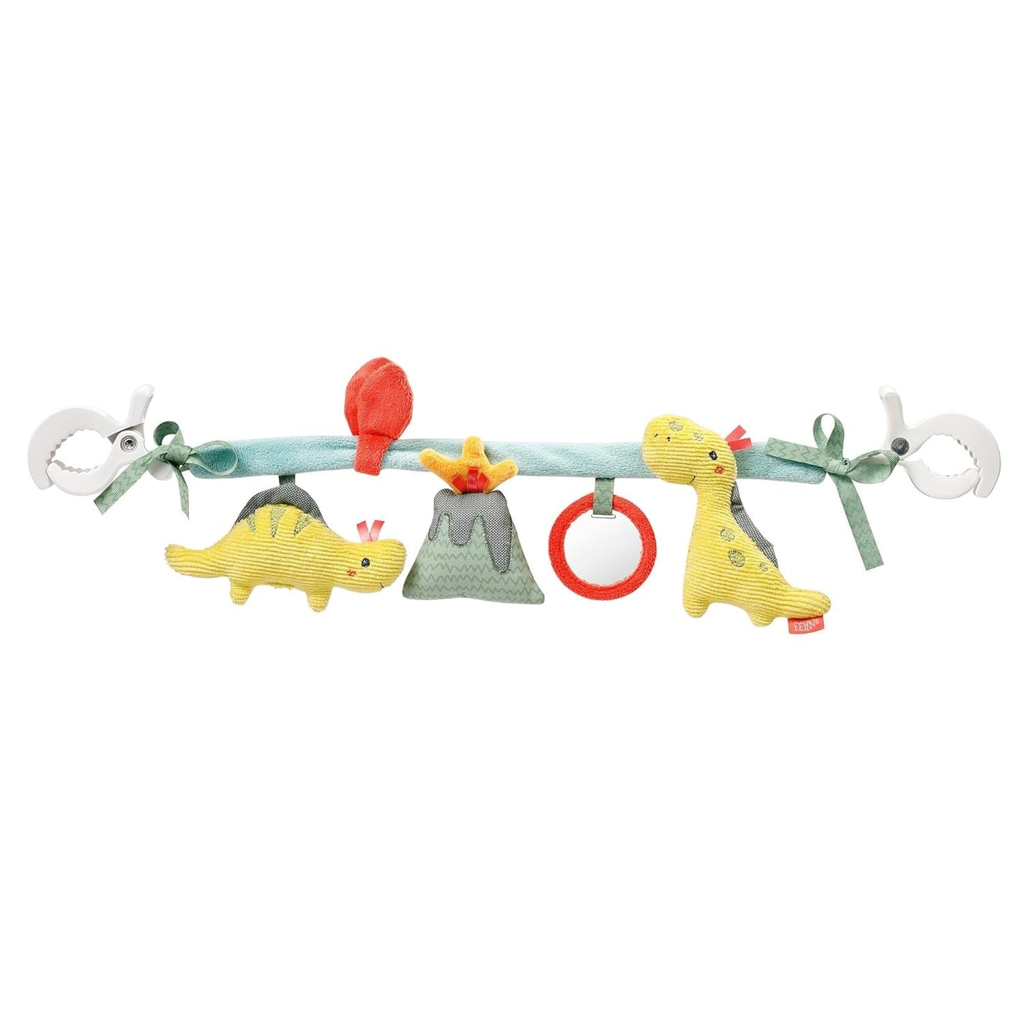 Fehn Baby-Mobile-Kette Panda Baby Mobile – Baby-Mobile-Kette mit süßen Figuren – flexibles hängendes Babyspielzeug – Kinderwagenspielzeug für Babys und Kleinkinder ab 0+ Monaten Babyspielzeug Naty Shop Happy Dino