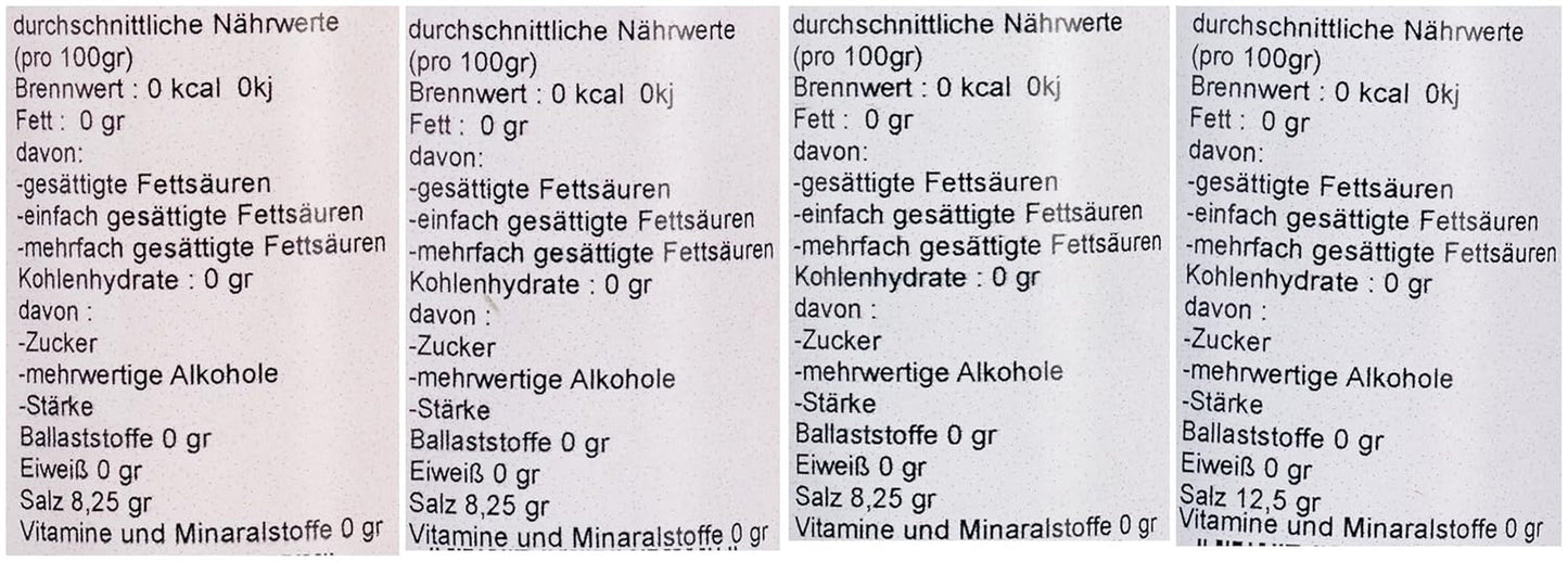 Gelbes, rotes, grünes, blaues Pulverfarbenset 4 x 3 g