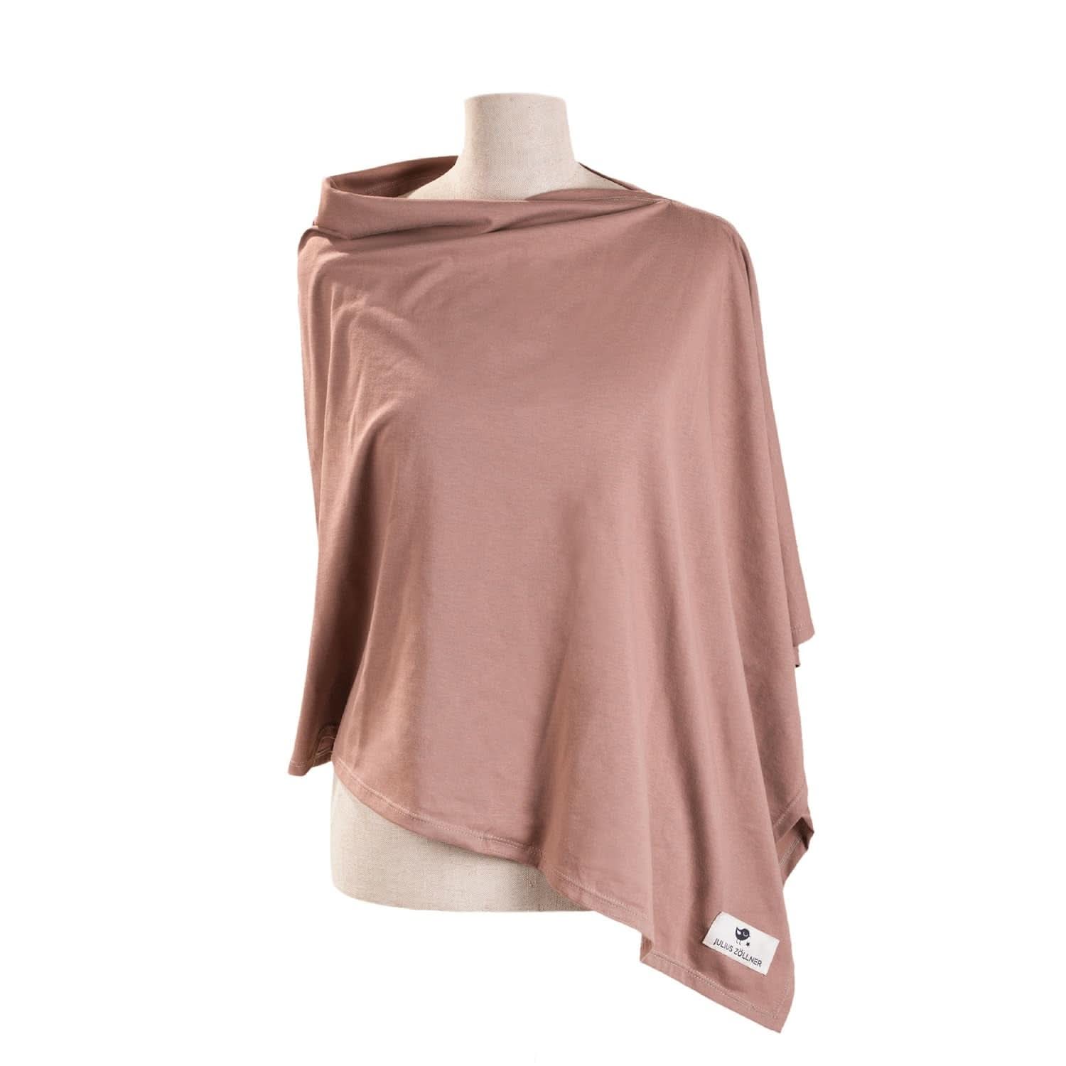 Julius Zöllner Stilltuch Aus 100 Prozent Jersey-Baumwolle, OEKO-TEX STANDARD 100, Made in Germany, Uni Tan Accessoires Essen und Stillen Baby Naty Shop Uni Tan