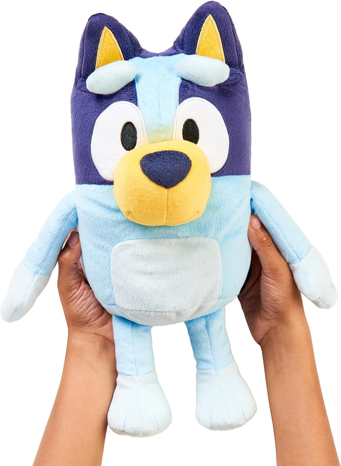 Blaues Plüschtier mit Soundeffekten, funktionelles Plüschtier, interaktives Plüschtier, sprechendes Plüschtier, Plüschtier (33 cm) Naty Shop Dolls