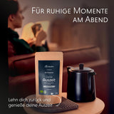 Abendtee BIO 100 g – Ihre Auszeit mit Baldrian, Lavendel, Zitronenmelisse, Kamille, Kräuterteemischung zur abendlichen Entspannung