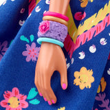 2022 Día De Muertos Barbie-Puppe mit gerüschtem Trachtenkleid, Blumenkranz und Calavera-Gesichtsbemalung, Geschenk für Sammler