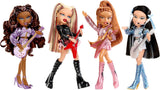 BRATZ Pop Starz Sasha – Modepuppe mit Sammel-Schlüsselanhänger, Outfit und Musikzubehör