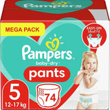 Pampers (alte Version), Höschen, Größe 4, 9 kg–15 kg, Dreierpack (1 x 88 Windeln)