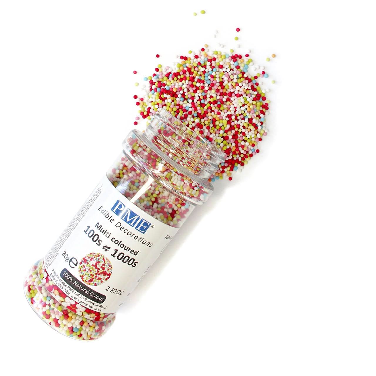PME Nonpareilles Mehrfarbig, 80 Gramm Streusel Naty Shop