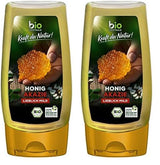 Biozentrale Bio-Akazienhonig | 350 g Bio-Honig aus weißen Akazienblüten | Ideal als Aufstrich Bio-Honig für Tee | Alternative zu Wabenhonig (2er-Pack)