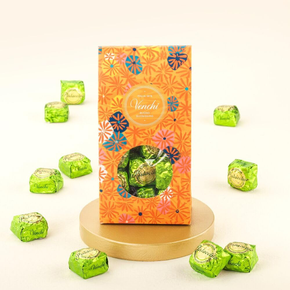 Venchi – Murrine Collection – verschiedene Pralinen mit Pistazie, Schokobeere, 310 Gramm Naty Shop