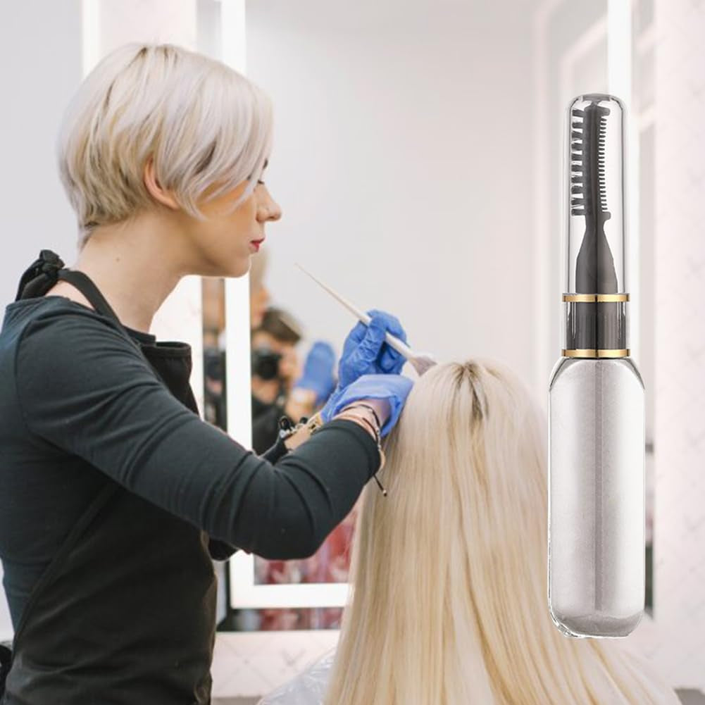 Haarfärbestift – Temporäre Haarfärbekreide, ungiftig, waschbar, Kamm für Mädchen, Haar-Mascara, Haarfarben-Set, Weiß, Naty Shop Haarfärbemittel