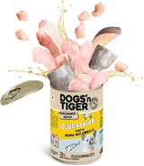 Dogs'n Tiger Schlemmermenü Glückskind, Nassfutter für Kätzchen, saftiges Hun und Forelle - ohne Getreide, Zuckerzusatz, künstliche Konservierungsstoffe, optimale Verträglichkeit, 12x 200g