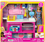 Barbie Malibu Roberts Puppe und 18-teiliges Backset, einschließlich Knete und Donut, Croissant- und Muffinformen, für Kinder ab 3 Jahren, HJY19