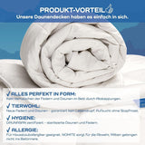 Komfortdecke, (90 Puffs / 10 Federn), weiß, 135 x 200 cm Steppdecken und Steppdecken Naty Shop