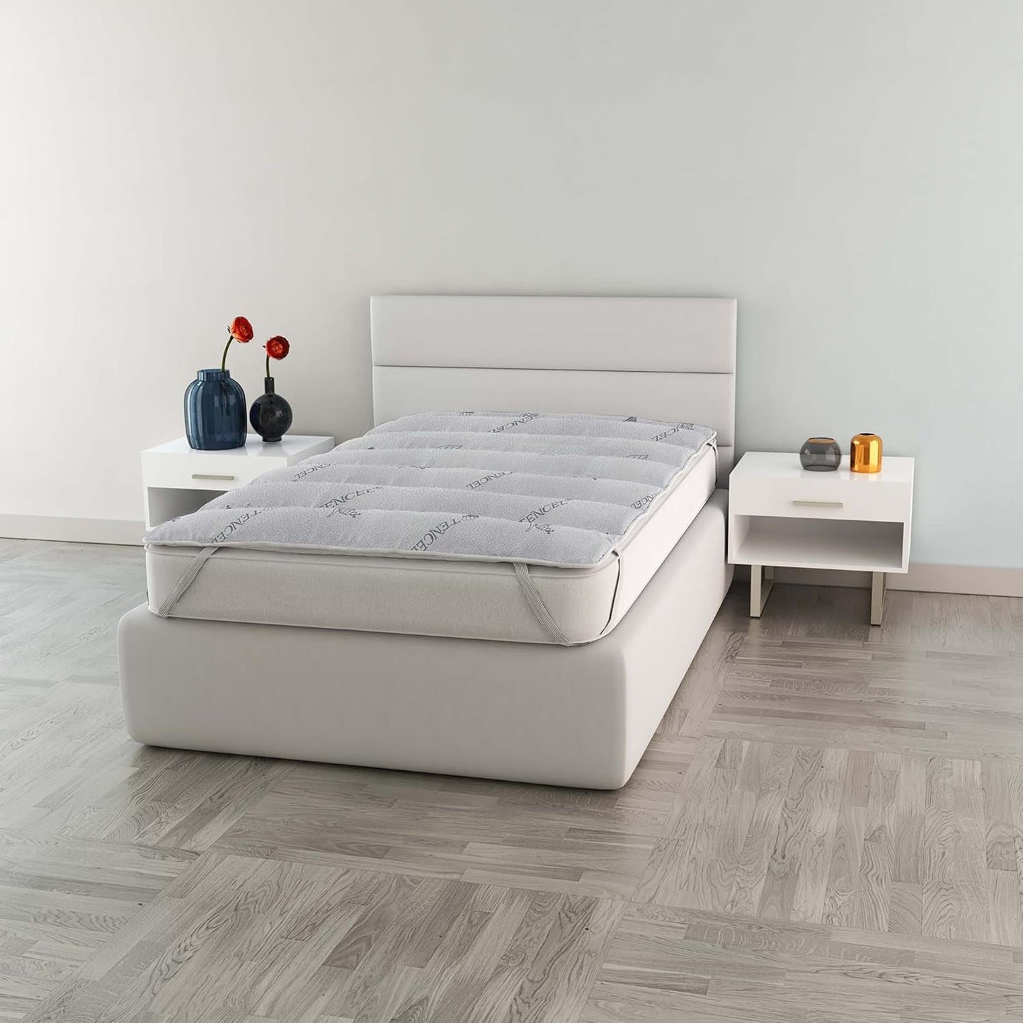 MB Home Italia, Topper, Thermocontrol, Doppelbett 160 x 195 cm Bettdecken und Steppdecken Naty Shop Einzelbett 80 x 195 cm Tencel