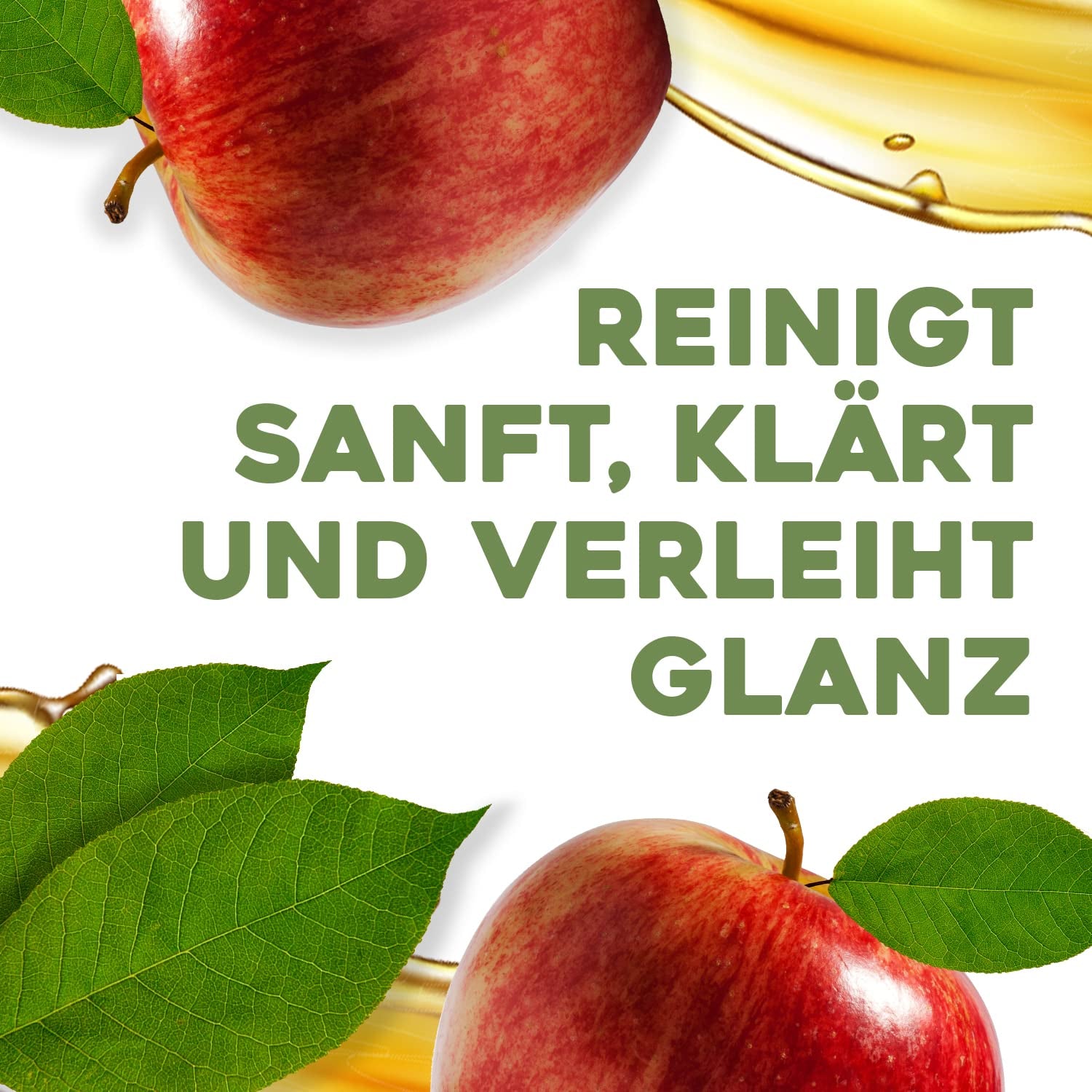 OGX Clarify & Shine Apfelessig-Shampoo, Apfelessig-Haarpflege, Dusche und Bad, Naty Shop