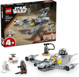 LEGO Star Wars 75410 Mandos und Grogus N-1 Starfighter Spielzeug mit Mandalorianer-, Grogu- und R5-D4-Minifiguren, inklusive baubarer Säule, Raumschiff-Starterset für Jungen und Mädchen ab 4 Jahren. Bausets Beuche den LEGO-Store Standardtitel