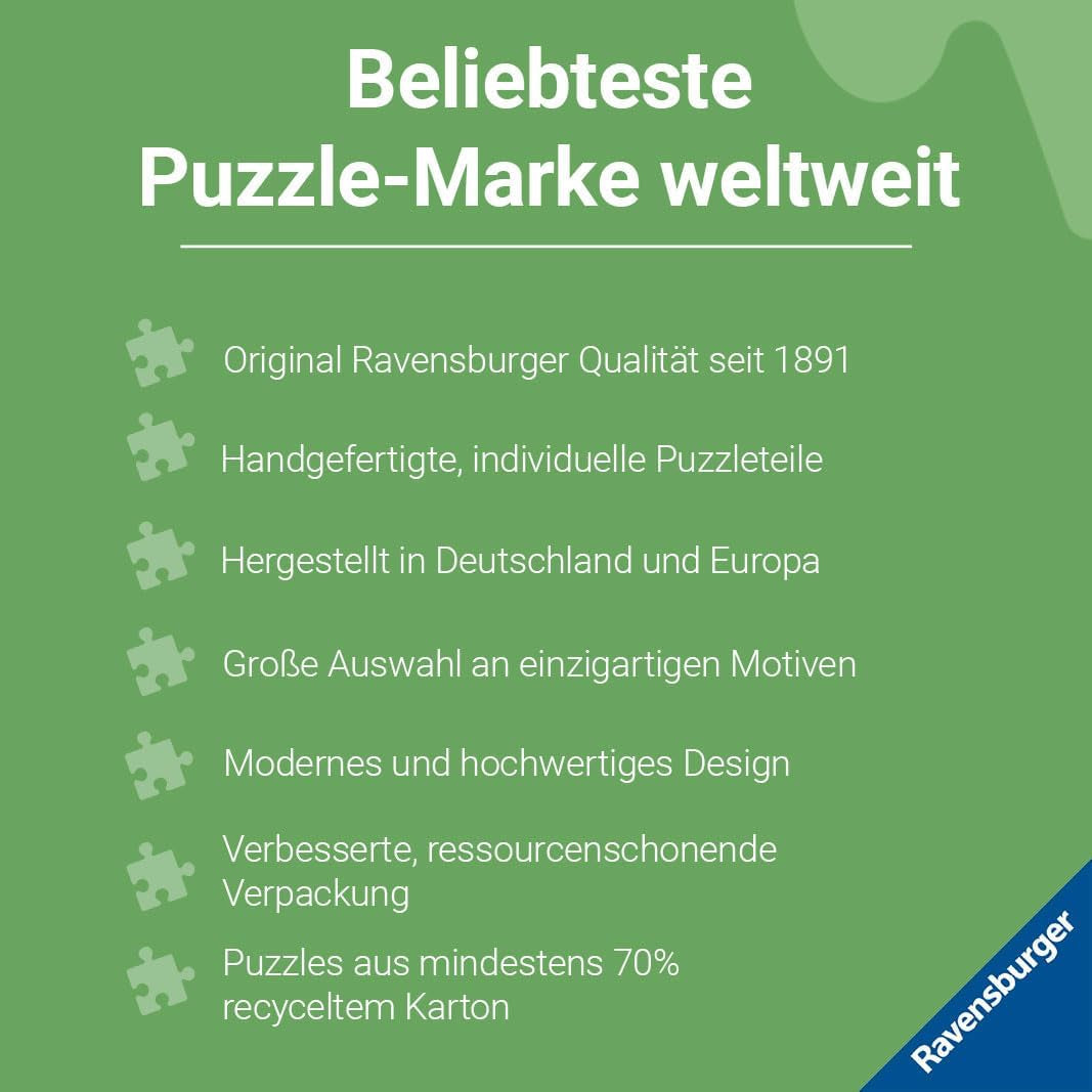 Ravensburger Puzzle Scandinavian Places 12000111 – Kopenhagen, Dänemark – 1000-teiliges Puzzle für Erwachsene und Kinder über 14 Puzzle Naty Shop