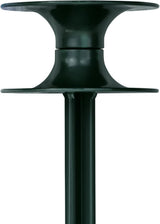 3er-Set Schlauchführungen, grün, 24 x 9 cm | Gartenschlauch- und Kabelführung mit Erdanker | Schlauchtrommel zum Schutz von Beeten und Hauswänden | Haspel für Gartenschlauch und Kabel