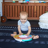 Baby Einstein, Hape, Cal's Smart Sounds Symphony Magic Touch elektronisches Aktivitätsspielzeug aus Holz in 3 Sprachen (Englisch, Französisch und Spanisch), 3 Modi, ab 6 Monaten Babyspielzeug Naty Shop