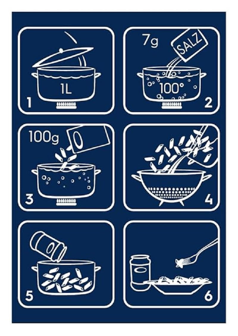 Pasta Barilla Classic Girandole Nr. 34, aus hochwertigem Hartweizen, immer al dente (1 x 500g)