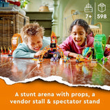 LEGO 60339 City Stuntz Stuntz Show Doppellooping-Set, inkl. Rampe, Monstertruck, 2X Motorrad und 7 Minifiguren, Spielzeug für Kinder ab 7 Jahren Bausets Besuche den LEGO-Store