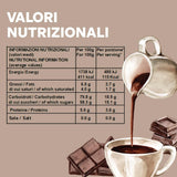 Italienische heiße Schokolade mit Cortina-Geschmack CLASSIC – (15 x 30 g) Einzelportion, Umschlag, 450 g Kakao und heiße Schokolade Naty Shop