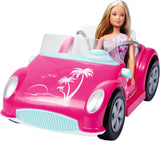 Simba Steffi Love Strandautopuppe im coolen Sommeroutfit mit Strandwagen, 29 cm, ab 3 Jahren