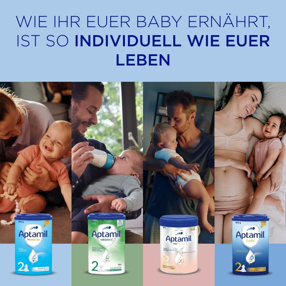 Aptamil Pronutra 2, Folgemilch nach 6 Monaten, trinkfertige Babymilch (4 x 200 ml)