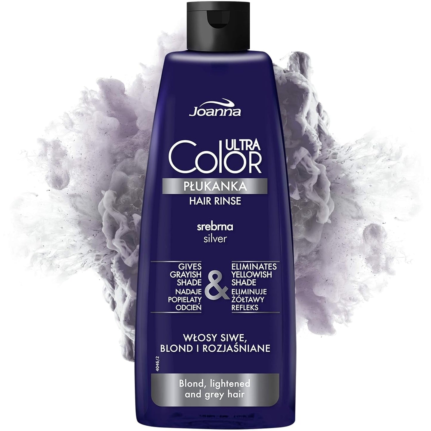 Joanna Ultra Color – Rosa Farbspülung für blondes und helles Haar – Pastellrosa – Natürlicher Glanz – Entfernt den Gelbstich aus graublondem Haar – Temporäre Wirkung – 150 ml Naty Shop Haarfärbemittel Aschblonder Farbton 150 ml (1 Packung)