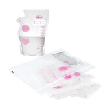 Chicco Milchbeutel mit 30 Stück, auslaufsicher, 250 ml Zubehör Essen und Stillen Bebe Naty Shop