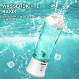 Mixer Smoothie Maker to Go, Mini Standmixer Tragbar Mit 6-Klingen Edelstahl, Enstafter Mit Reisedeckel, USB Portable Blender Elektrisch 600Ml Bottle, Mixer Shaker Slushy Maker Wasserdichter Bucatarie Naty Shop