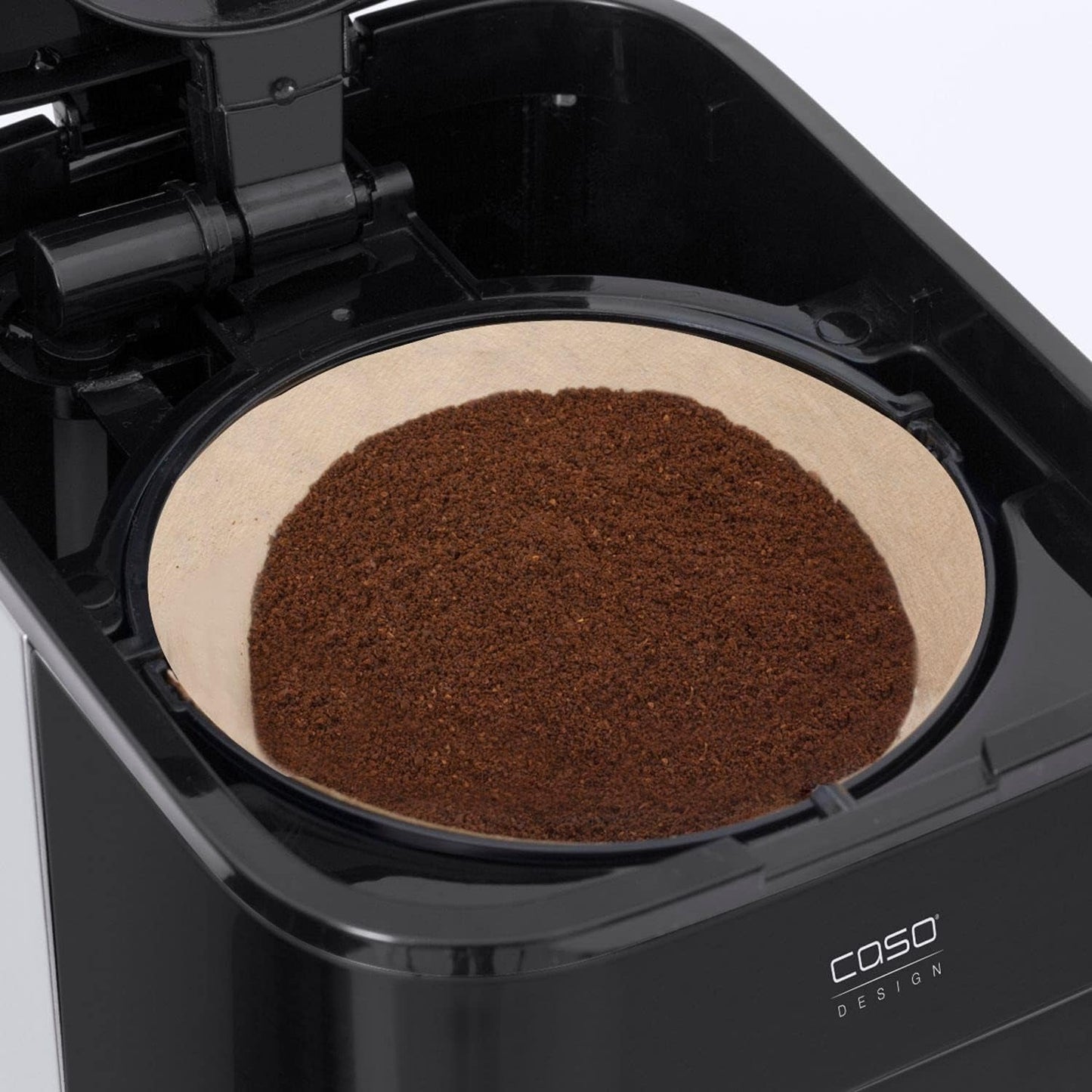 CASO Coffee Taste and Style Espressomaschine mit Permanentfilter, 1,5 l, optimale Brühtemperatur 92-96 °C, Anti-Tropf-System, optimierter Brühkopf, Edelstahl, 12 Tassen