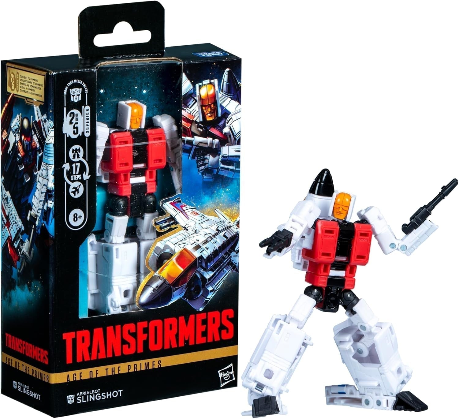 Transformers Age of the Primes Deluxe-Klasse Aerialbot Slingshot Actionfigur Actionfiguren Naty Shop