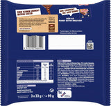 Nestlé CRUNCH Milk Bar, knuspriger Schokoriegel mit Milchschokolade und Müsli, 1 Packung (3 x 33 g)