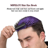 4,23 Unzen Lila Haartönung Temporäre Haarfarbe mit Pinseln, Männer Frauen Styling Haartönung Wachs, Sofortige Haarcreme Schlamm Natürliche Frisur Pomade, DIY Cosplay Halloween Haarwachs Haarfärbemittel Naty Shop