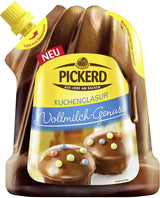 Kuchenglasur, Milchschokolade, 125 Gramm Glasuren und Dekor Naty Shop