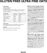 Fein gemahlenes Haferflockenmehl, lose, natürliche schottische Haferflocken, glutenfrei, 2,5 kg, Verpackung kann variieren