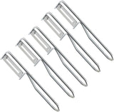 Fackelmann Universalschäler, Edelstahlklinge Schäler Naty Shop Sparschäler Set 5-teilig