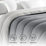Pikolin Home – Wendedecke 300 G – nordische zweifarbige Füllung – für Bett 90 – bequem, warm, atmungsaktiv, Marineblau, 135 x 200 cm Bettdecken und Steppdecken Naty Shop
