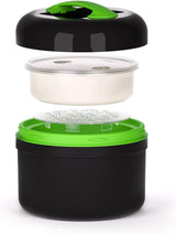 VALHERMFOOD25-03 Pro Term Lunchbox 2,5 l Farbig - Gris/Grün Lebensmittelaufbewahrungsboxen Naty Shop