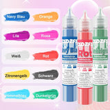 Fettlösliche Lebensmittelfarbe – 30 ml konzentrierte Lebensmittelfarbe auf Ölbasis für Schokolade, Lebensmittelfarben-Set für Kuchendekoration, Fondant, Buttercreme, Backen, Basteln (Marineblau)
