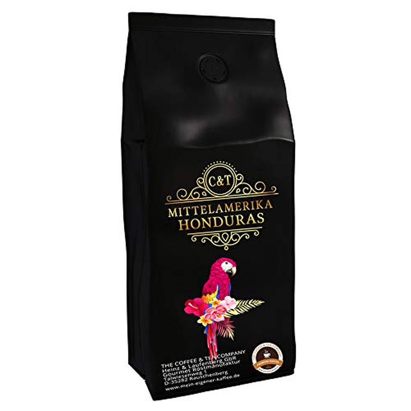 Zentralamerikanische Kaffeespezialität: Honduras-Kaffee – Eine karibische Spezialität (1000 Gramm, ganze Bohnen) – Single-Origin-Kaffee – Premium-Kaffee – Niedriger Säuregehalt – Leicht geröstet und frisch