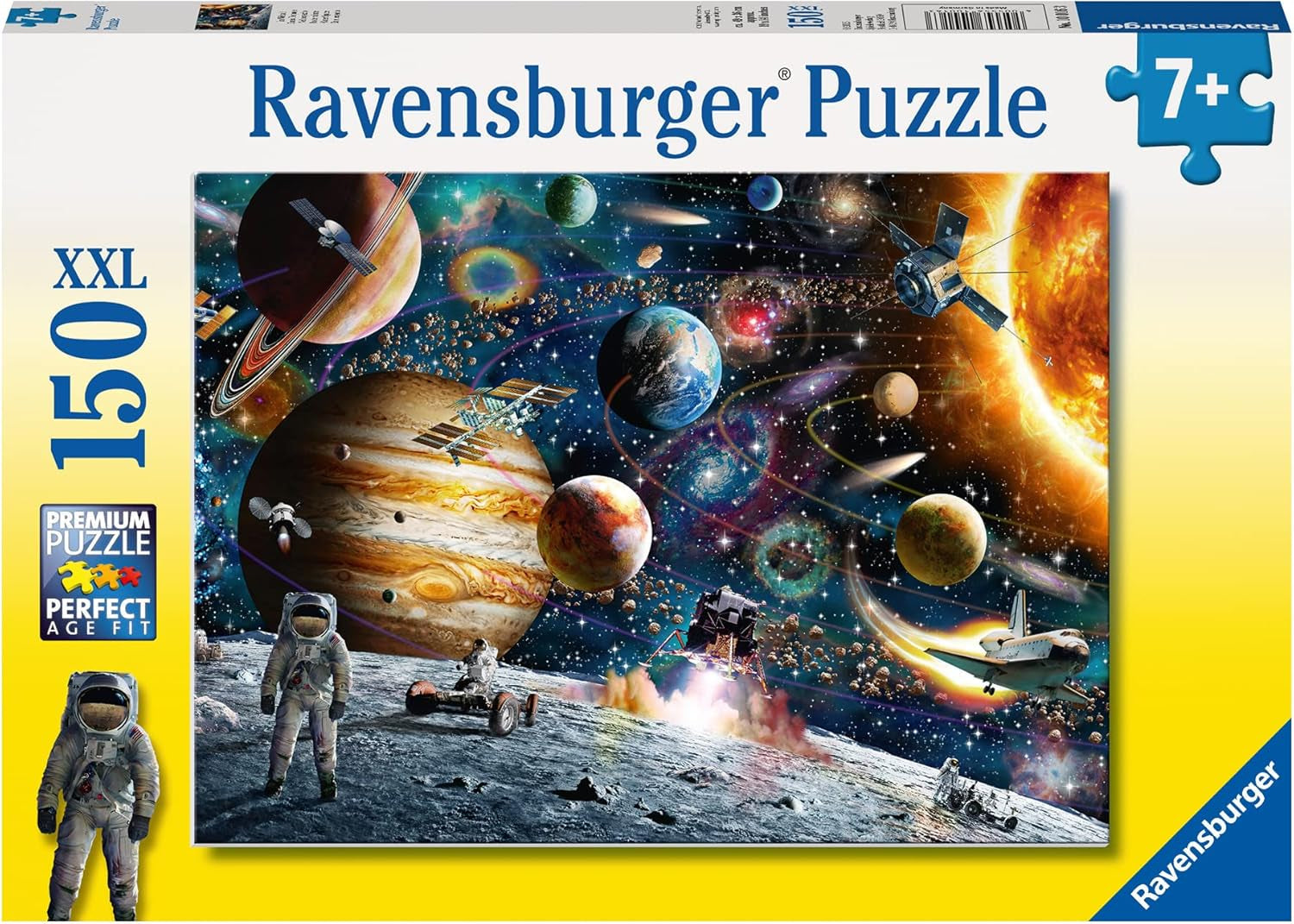 Ravensburger Puzzle für Kinder – 10016 Im Weltraum – Weltraumpuzzle für Kinder ab 7 Jahren mit 150 Teilen im XXL-Format Puzzle Naty Shop Im Weltraum