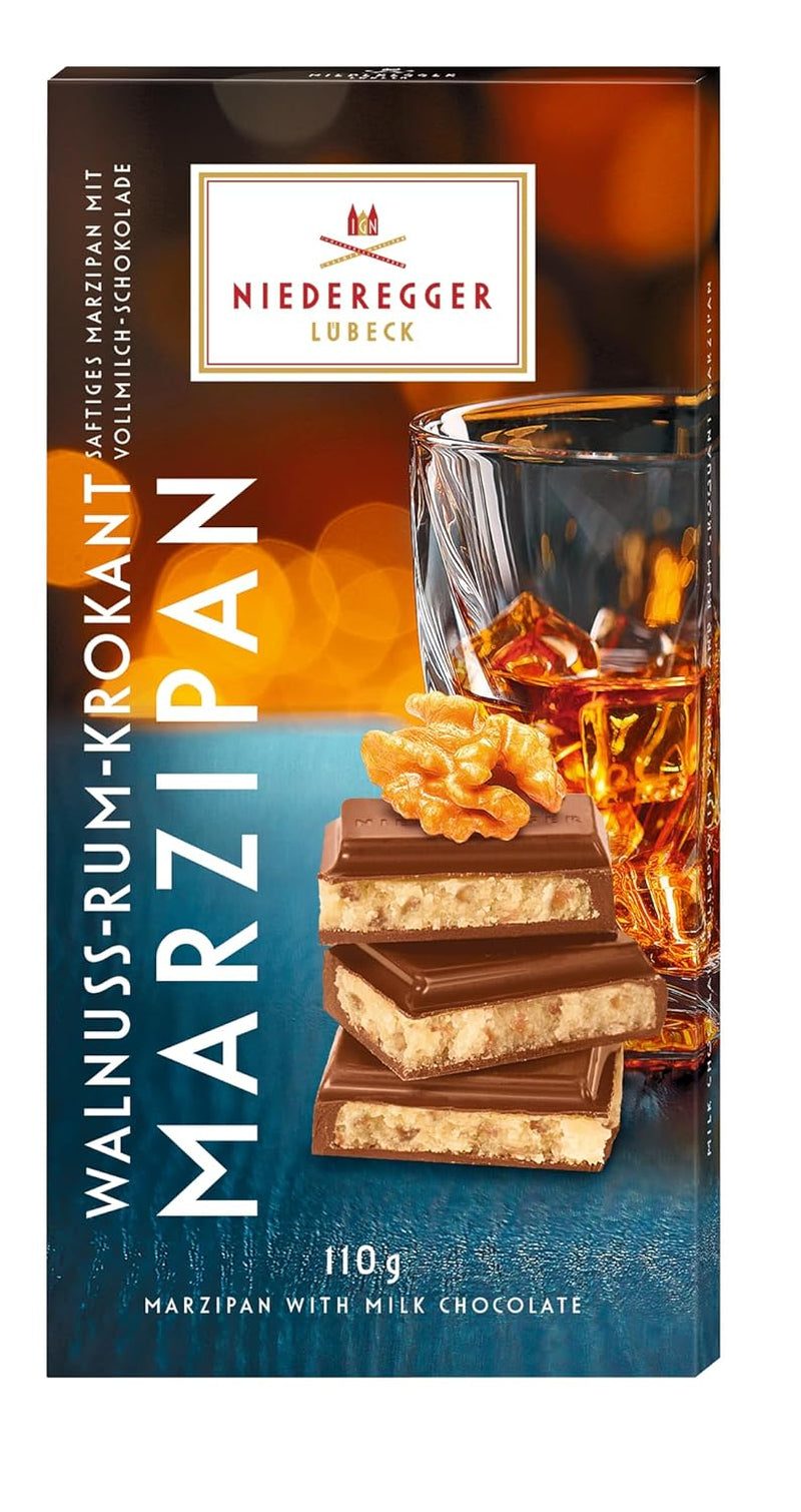 Niederegger Nuc-Rum Krokant Marzipanriegel 110g