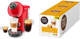 NESCAFÉ DOLCE GUSTO Krups KP3405 Genio S Plus Kapselmaschine | Espresso Boost, 15 Bar Pumpendruck | 0,8 l Wassertank | 1500 Watt | Farbe Rot mit Latte Macchiato