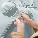 Utopia-Bettwäsche, Ganzjahresdecke, 250 g/m², Plüschfüllung aus silikonisierter Faser, Doppelbett, genäht in Box (Doppelbett XL, hellgrau), Naty Shop Quilts & Quilts